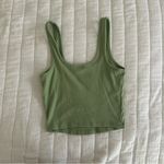 Full Tilt  Green Crop Tank Top Photo 2