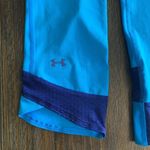 Under Armour  UA blue/purple Compression Capri leggings Size S Photo 3