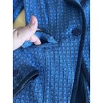 CAbi Women's  # 6027 SCHOLARSHIP BLAZER  Blue Geo Jacket XS Workwear Preppy Photo 3