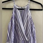 Harper Heritage HARPER‎ Heritage Francesca’s white striped ruffle halter dress - S Photo 1