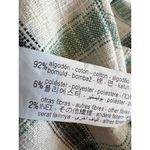 ZARA  Shacket Jacket Green Plaid Overshirt Button Front Shirt XS Extra‎ Small Photo 6