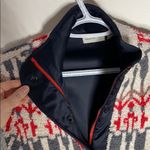 Sleeping on Snow fair isle paneled Sherpa jacket Size S Black Photo 6