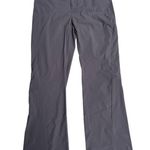 Athleta  Dipper Nylon Hiking Pants S 10 Gray Lightweight Relaxed Boot Cut Pockets Photo 2