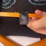 Sarah Spencer Lambswool Knit Swirl Artsy Cardigan Sweater Black Blue Size 2X Photo 7