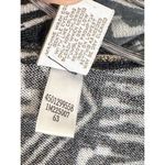 Chico's  Women's Cowl Neck Aztec Print Knit Long Sleeve Top Black White Small Photo 6