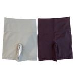 YITTY Fabletics Shapewear Bundle M/L Moody Taupe Bossed Up Brown Compressive NWT Photo 1