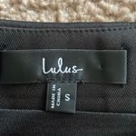 Lulus  Black Mini Skirt with Feather Hem Photo 1