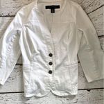 Apostrophe  White Blazer Large Petite EUC Photo 0