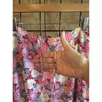 Vtg Crazy Horse 2 Piece Set Sz 14 Top & Maxi Skirt Floral Pink Photo 4