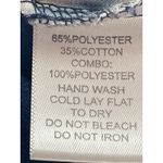 Alberto Makali Women's Blue Tiger Print Short Sleeve Crew T Shirt Tee Top Size S Photo 3