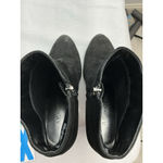 Anne Klein Womans Ann Klein Ashlingg Ankle Boots 5 M Black Side Zip Stacked Heel Photo 5