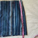 Free People  Striped Denim Skirt Size 10 Photo 6