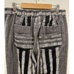 Anthropologie ACE & JIG Grey Black Striped Buttons Pants Photo 5