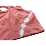 Zyia ‎ Tie Dye Seamless Ribbed Cropped Tank Top Activewear Athletic Workout large Photo 2