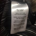 MICHAEL Michael Kors Striped Button Down Shirt Black Size 12 Photo 7