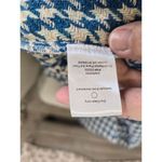 Anthropologie Dolan  Coastline Size Large Blue White Houndstooth Cropped Jacket Photo 14