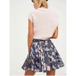 Free People Sway My Way Mini Skirt Women’s Small Dark Floral Flowy Boho Coquette Photo 9