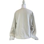 Tek Gear Ultrasoft Fleece Sweater Womens Large Light Gray Ivory Sweatshirt NWT Photo 3