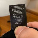 Ann Taylor Thick Knit Tank Dress Sleeveless Cutout Back in Black Classic Neutral Photo 8