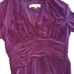 Evan Picone  Purple A-Line Wrap Midi Dress Photo 3