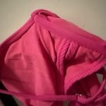 Forever 21 Pink Ribbed Wrap Bikini Top With Adjustable Straps Size S Photo 7