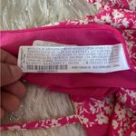 ZARA Pink Floral Corset Bodysuit Side Zipper Closure Size M Photo 13
