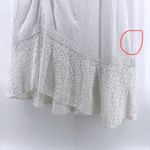 Studio West White Lace Cotton Eyelet Maxi Skirt XL Boho Festival Western Prairie Cowgirl Photo 3