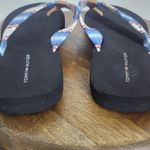 Tommy Hilfiger  Colorful Striped Flip Flops Size 9 Red and Blue Preppy Flip Flops Photo 3