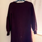 Maroon Sweater Dress Red Photo 1