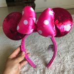 Disney Pink Sequin & Bow Minnie Mouse Headband Photo 0