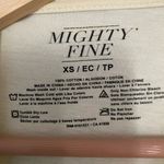 Mighty fine Butter Yellow Graphic Long Sleeve Tshirt Size Extra Small XS Photo 2