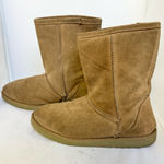 Xhilaration Tan Suede Winter Boots Size 8 Faux Fur Cozy Cabincore Y2K Comfy Photo 0