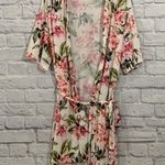 Show Me Your Mumu  White Pink Brie Garden of Blooms Robe Size O/S Photo 0