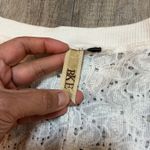 BKE  White Lace Zip Up Cardigan Boho‎ Cottagecore Festival Lightweight Layering Photo 1