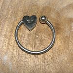 Sterling Silver Vintage Mexico 925  Heart Keyring Photo 5
