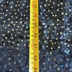 Calvin Klein  Navy Blue Sequin Maxi Gown Dress Gala Wedding Guest size 10 Photo 7