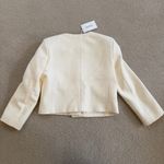 frame denim Frame Collarless Tweed Button-front Jacket Photo 4