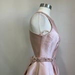 Cachet Satin Evening Gown Formal Dress With Pockets Flawed Womens Size 10 Pink Photo 11