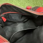 Coach Canvas Mini Bennett Brown Rose Floral Red Photo 10