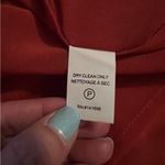 Ramy Brook M Aviva Structured Shoulder Blouse in Clay FLAW Photo 11