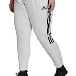 Adidas Brand New Plus Size  Tiro Track Pants White & Black For Women Size‎ 2X Photo 0