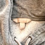Banana Republic  women’s sweatshirt hoodie light Gray Star Size Small SOFT! Photo 3