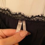 Out From Under Satin Black Tied Tank Top Photo 2