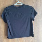 Lululemon Classic-Fit Cotton-Blend Tee Sz 2 Black Photo 2
