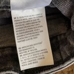 American Eagle High Waisted Mom Jeans Tapered Leg Distressed Smoke Gray Size 10 Photo 5