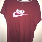 Nike Maroon  T-Shirt Photo 0