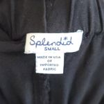 Splendid Drawstring Elastic Waist Super Soft Fly Shorts Black Size Small Photo 3