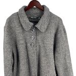 The Eagle’s Eye Wool Jacket Grey Button Close Swingy Fit Size XL Gray Photo 0