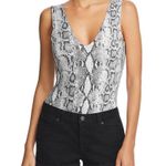 FORE Snakeskin Bodysuit Gray Size XS Photo 0