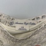 American Eagle  Outfitters Cream Lace Mini Dress Photo 5